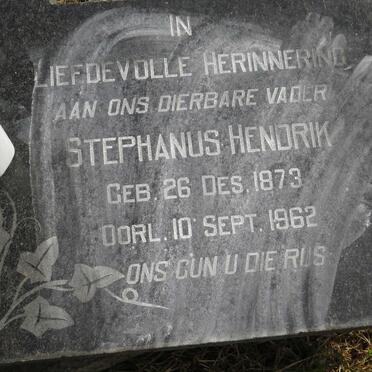 ? Stephanus Hendrik 1873-1962