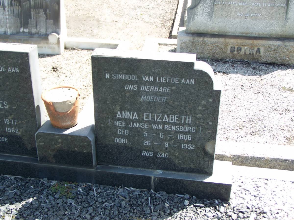 ? Jan Johannes 1877-1962 & Anna Elizabeth JANSE VAN RENSBURG 1886-1952 _2