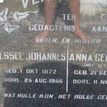 ? Wessel Johannes 1872-1956 &amp; Anna Cecilia ELS 1878-1946