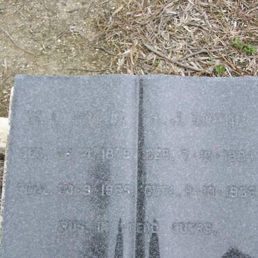 BOTHA A.J. 1884-1938 &amp; H. 1878-1995