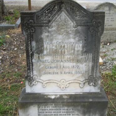 BOTHA Daniel Johannes 1872-1935