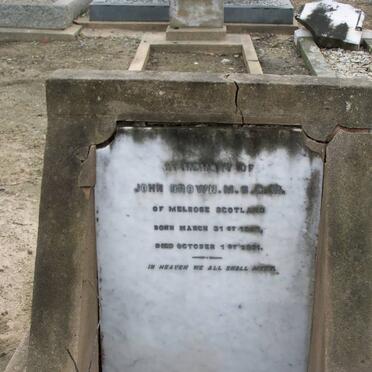 BROWN John 1862-1891