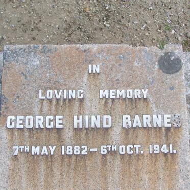 BARNES George Hind 1882-1941