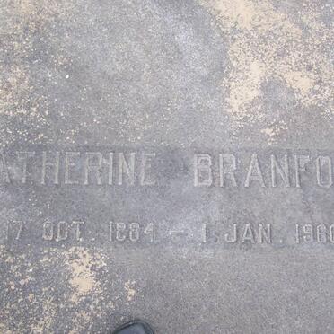 BRANFORD Catherine1884-1960