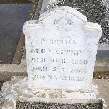 BOTHA P. nee GERICKE 1890-1956