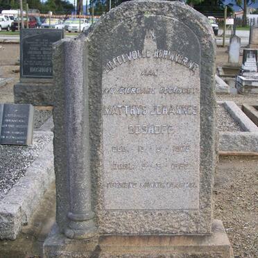 BOSHOFF Matthys Johannes 1905-1950