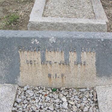 BENE Ernest Henry, de 1876-1942