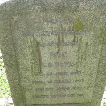 BOTHA Rubin S.D. 1900-1943