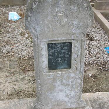 BOTHA Adam M.S. 1856-1931