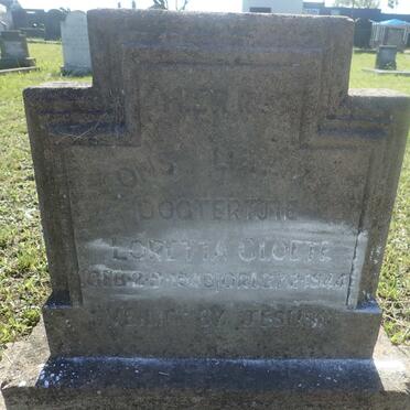CLOETE Loretta 1943-1944