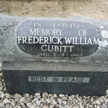 CUBITT Frederick William -1960
