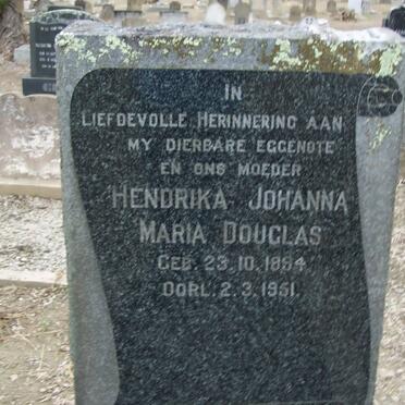 DOUGLAS Hendrika Johanna Maria 1894-1951