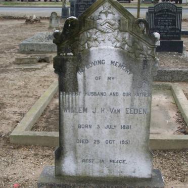 EEDEN Willem J.H., van 1881-1951