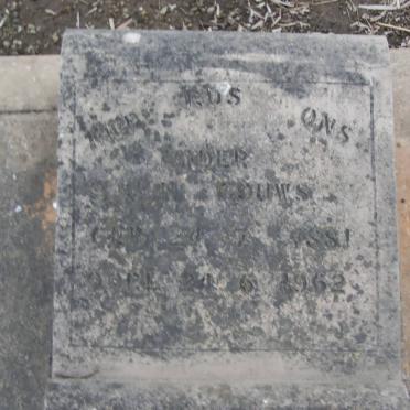 GOUWS ? 1881-1962