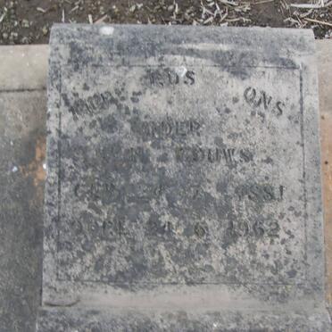 GOUWS ? 1881-1962