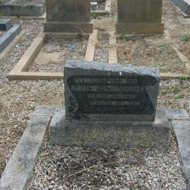 GERICKE Johan G.H. 1865-1951