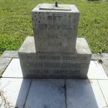 GRIMBEEK Johan Hugo 1951-1952