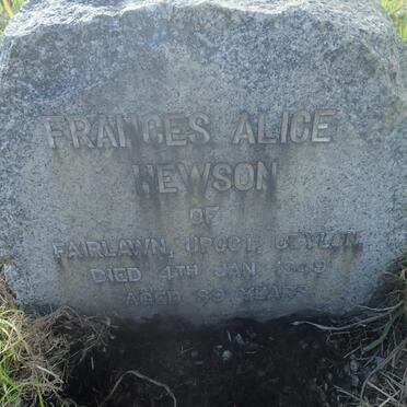 HEWSON Frances Alice -1949