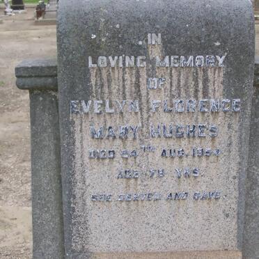 HUGHES Evelyn Florence Mary -1954