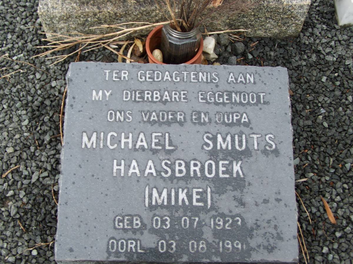 HAASBROEK Michael Smuts 1923-1991