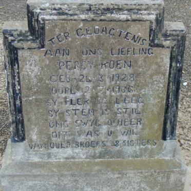 KOEN Percy 1928-1936