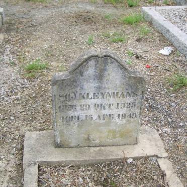 KLEYNHANS S.C.J. 1925-1949