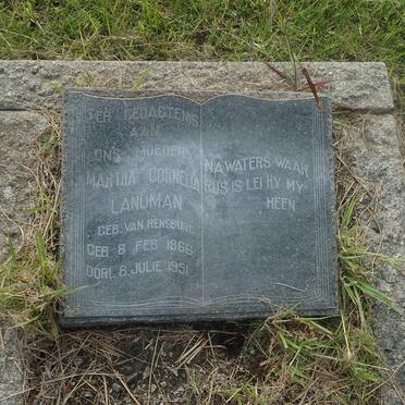 LANDMAN Martha Cornelia 1866-1951