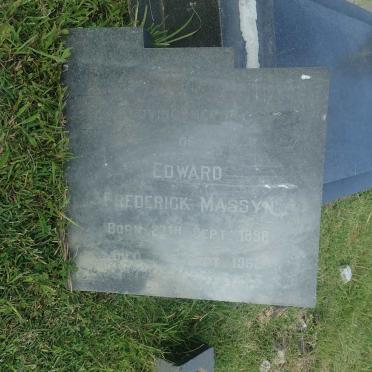 MASSYN Edward Frederick 1898-1962
