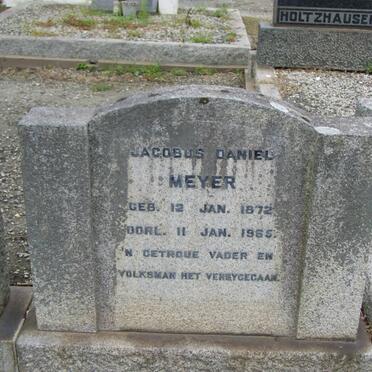 MEYER Jacobus Daniel 1872-1965