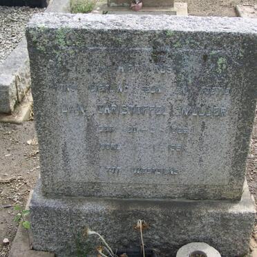 MULLER Jan Christoffel 1926-1951