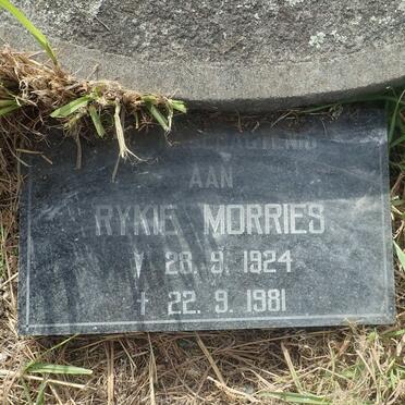 MORRIES Rykie 1924-1981