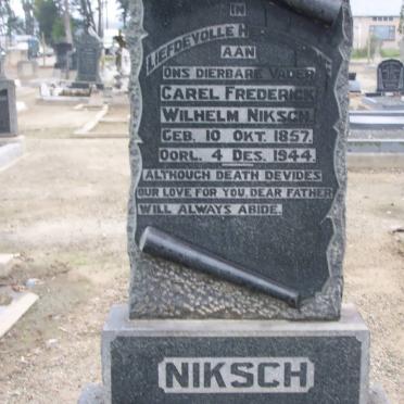 NIKSCH Carel Frederick Wilhelm 1857-1944