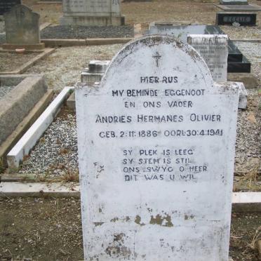 OLIVIER Andries Hermanes 1886-1941