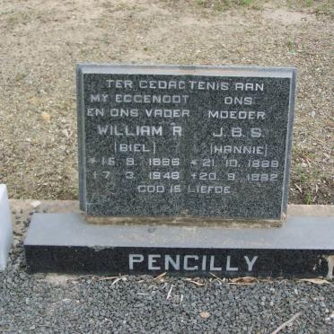 PENGILLY William R. 1886-1948 &amp; J.B.S. 1888-1982