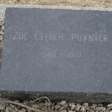 POYNTER Zoe Esther 1880-1963