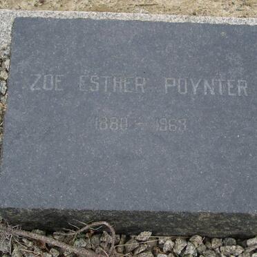 POYNTER Zoe Esther 1880-1963