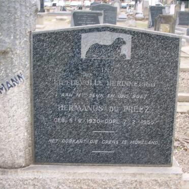 PREEZ Hermanus, du 1930-1955