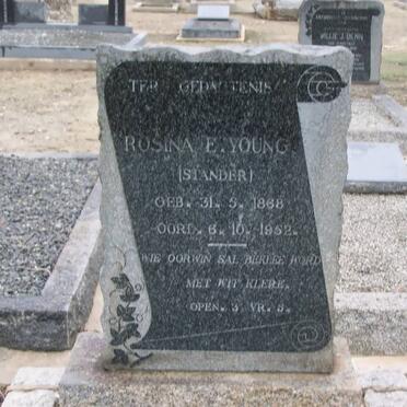 YOUNG Rosina E. nee STANDER 1868-1952