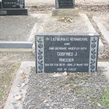 RHEEDER Godfried J. 1870-1931
