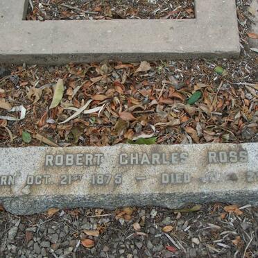 ROSS Robert Charles 1875-1953