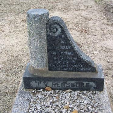 RENSBURG Jacobus Wynand, J.V. 1955-1999