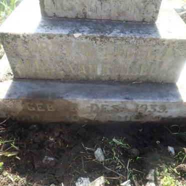 RENSBURG Loretta Cecelia, Janse van 1939-1940