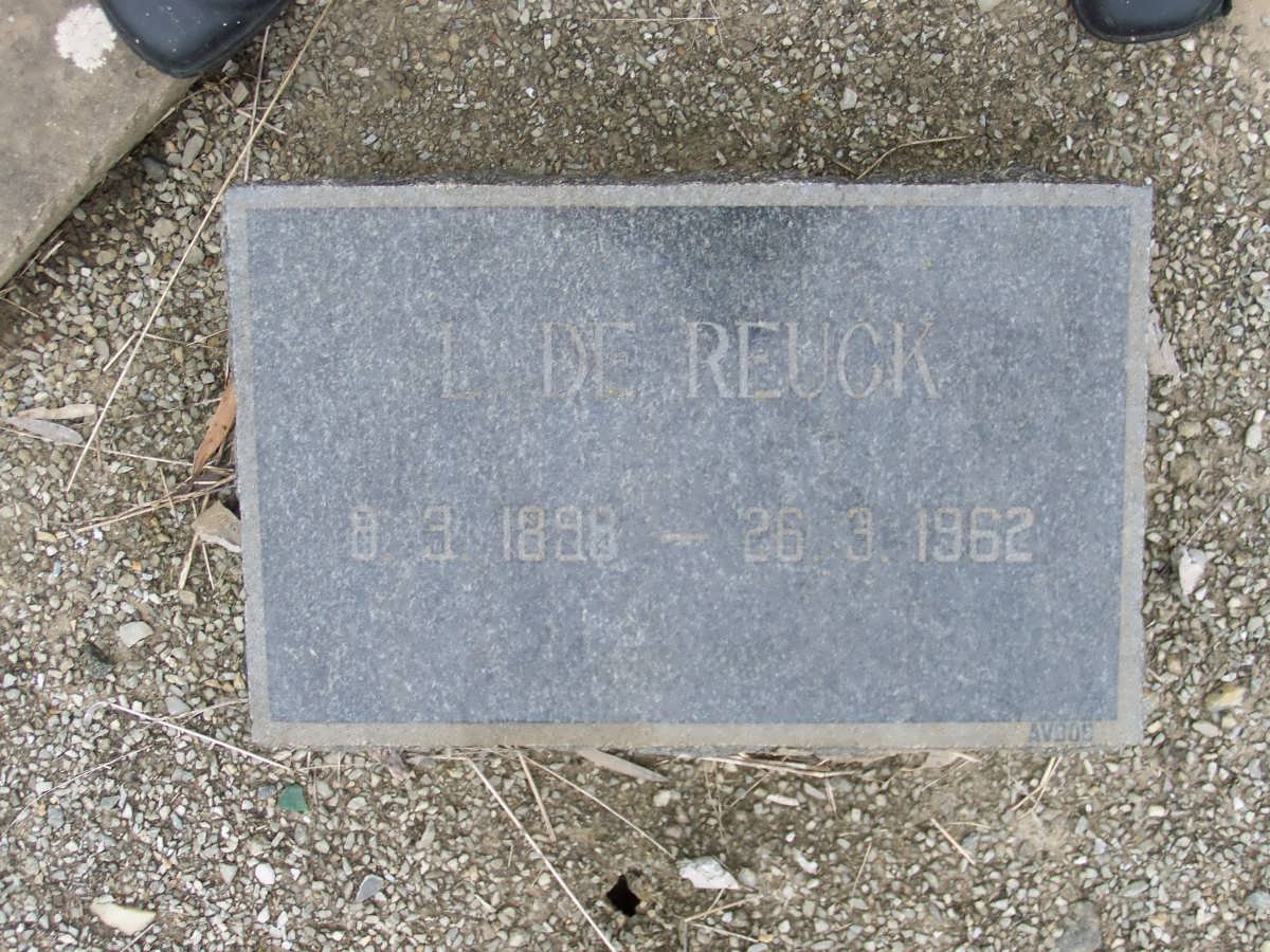 REUCK L., de 1898-1962