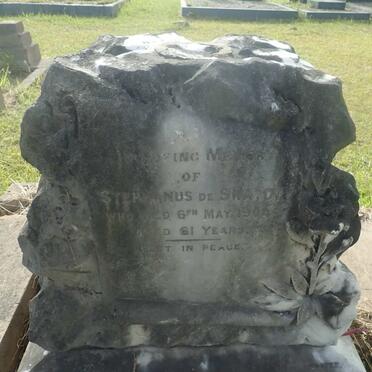 SWARDT Stephanus, de -1904