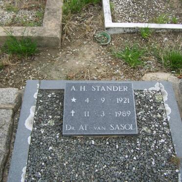 STANDER A.H. 1921-1989