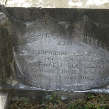 SWARDT Coenraad J.S, de 1878-1942