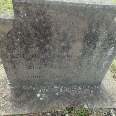 STRYDOM M.M. 1895-1957