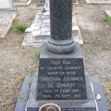 SWARDT Jonathan Johannes, de 1910-1951
