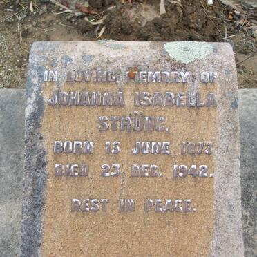 STRUNG Johanna Isabella 1873-1942