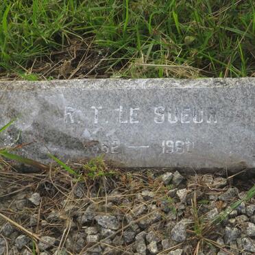 SUEUR R.T., le 1882-1960